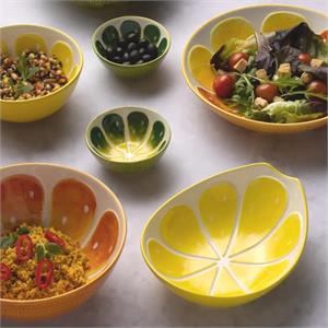 Typhoon World Foods Lemon Oval Bowl 22cm